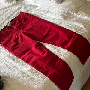 Wit & Wisdom red jeans